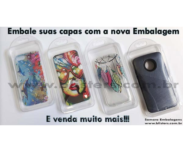 Nova Embalagem para Capa Celular