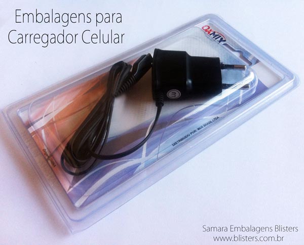 Embalagem para Carregador Celular